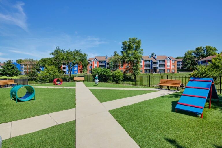 Our Blue Ash luxury apartments offer a new dog park that your furry friend will love.