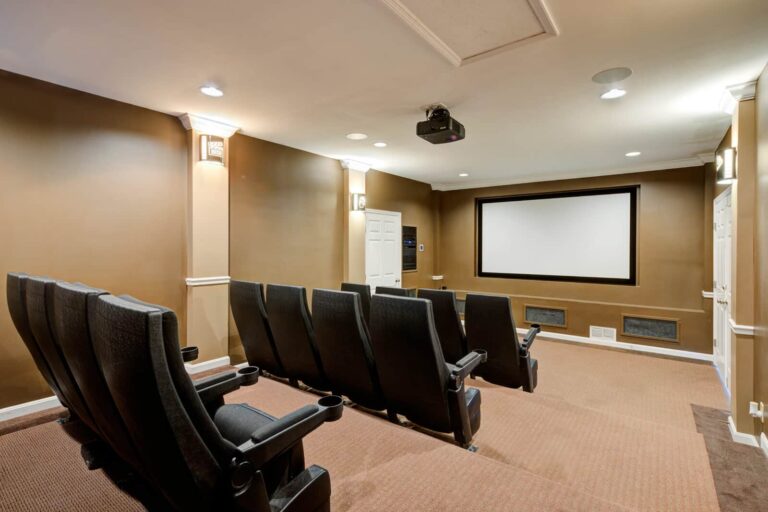 Catch a movie at our onsite movie theater at our Blue Ash apartments.